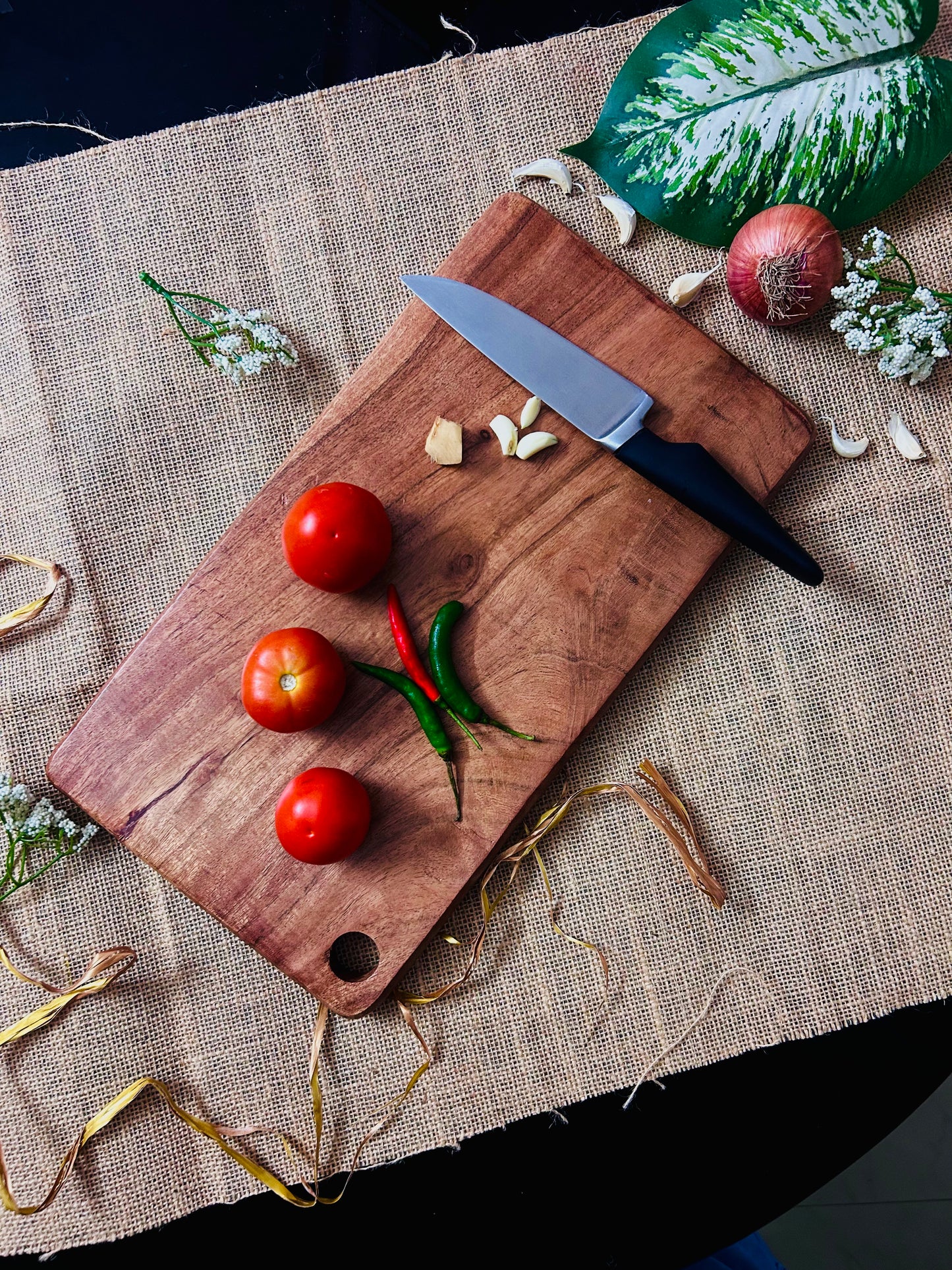 LEMONGINGER Rectangular Wooden Chopping Board | Cutting Board | Serving Board